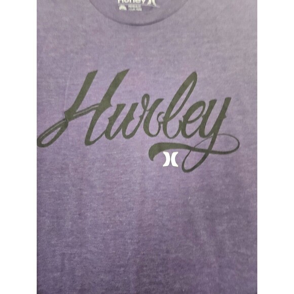 Hurley Logo Purple Mens T Shirt Size XL - Picture 3 of 6